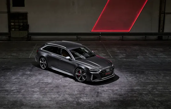 Картинка Audi, сверху, универсал, RS 6, 2020, 2019, тёмно-серый, V8 Twin-Turbo