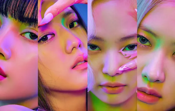 Лицо, девушки, girls, азиатки, k-pop, Blackpink, к-поп, Members of Blackpink