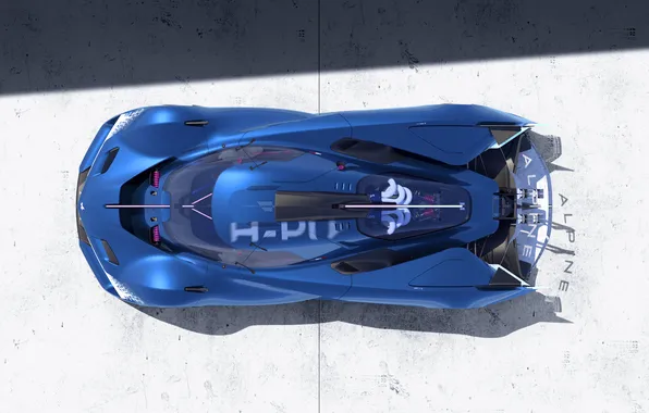 Концепт кар, гибрид, гиперкар, Alpine, hydrogen, водород, 2024, HY6