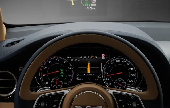 Картинка Bentley, Бэнтли, Приборы, Внедорожник, Bentayga