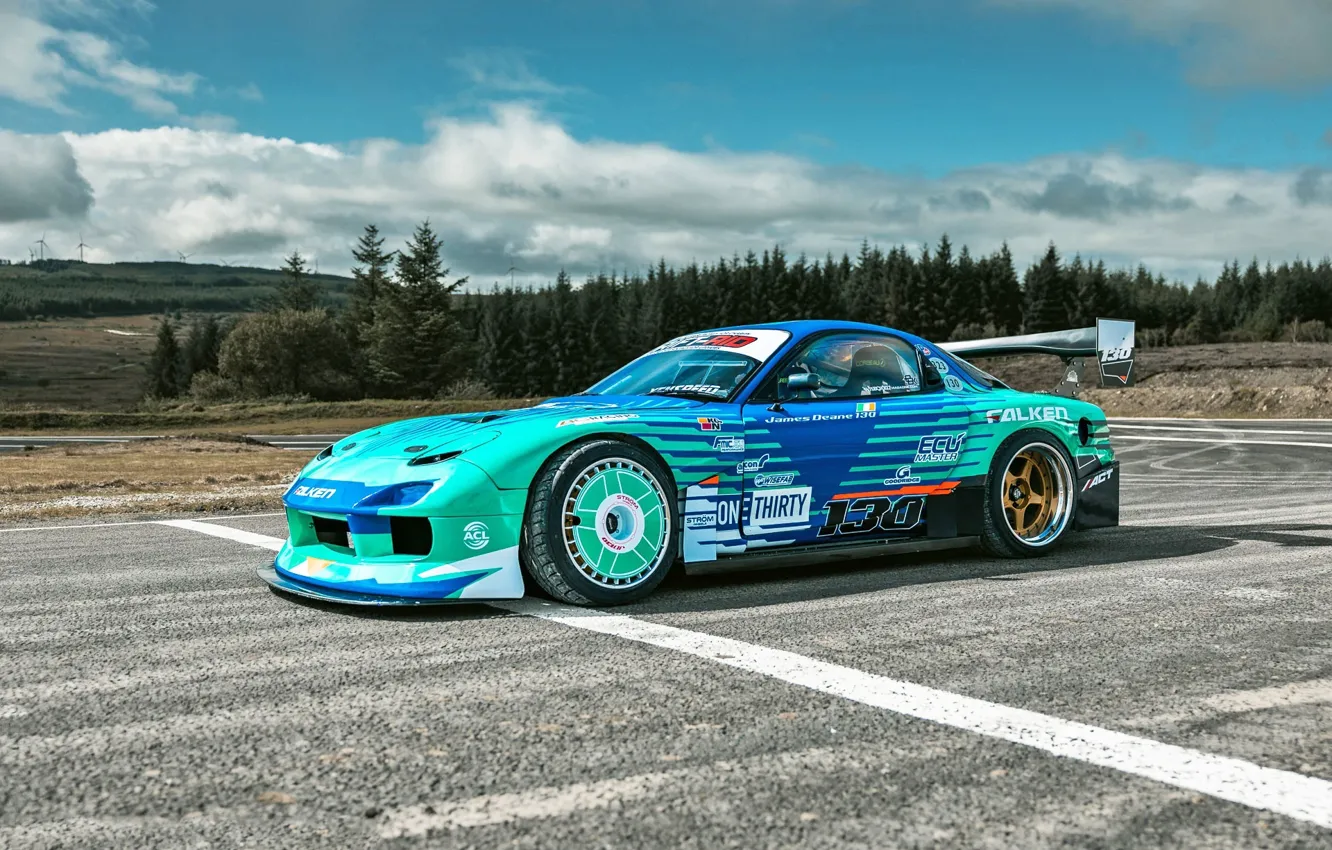 Фото обои Mazda, RX-7, Falken, FD3S